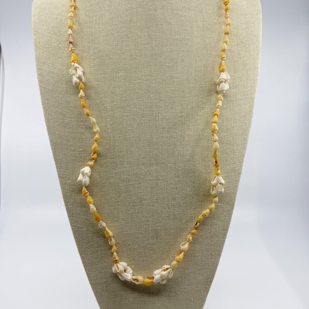 Boho Coastal Seashell Necklace - Summer Beach Festival Jewelry Gift - Picture 8 of 11